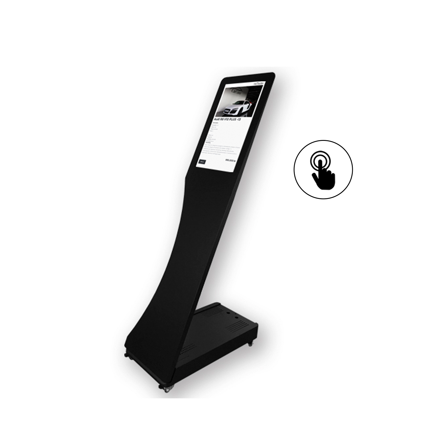 Mobil digital skylt 15,6 tum svart