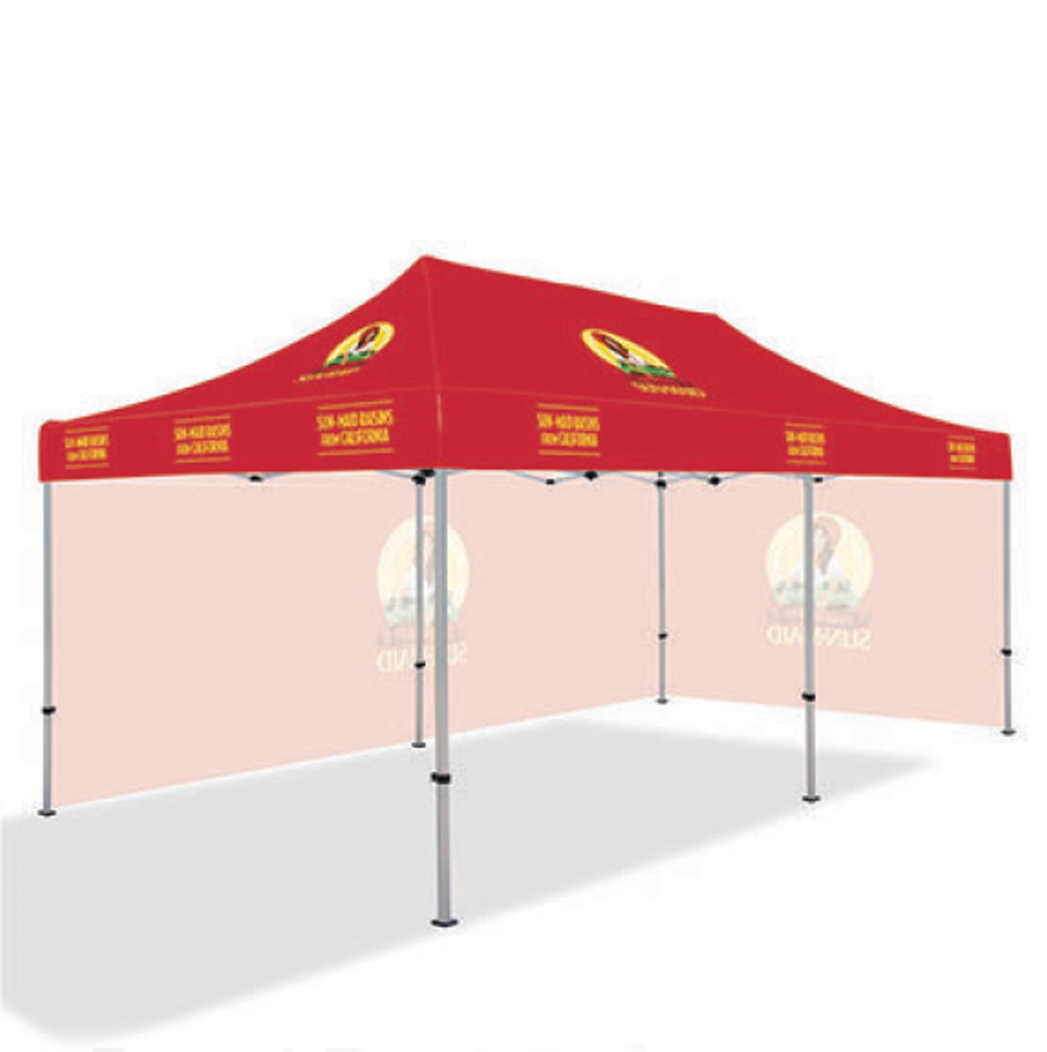 Eventtält med egent tryck-6m