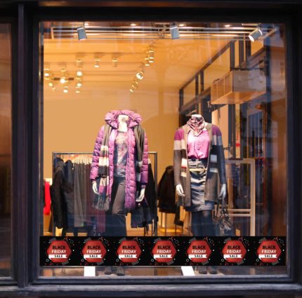 Dekor på rulle till skyltfönster