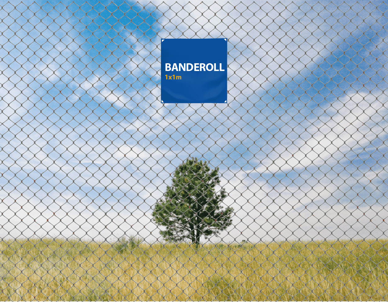 Banderoll 1x1m Banderoll 1x1m