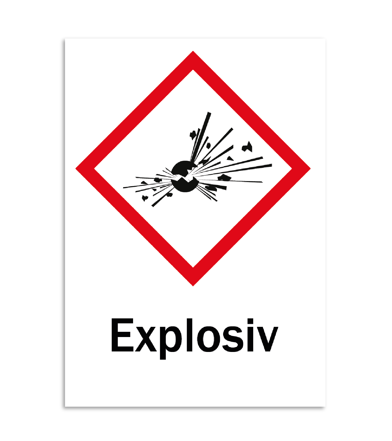 Skylt-explosiv Skylt-explosiv