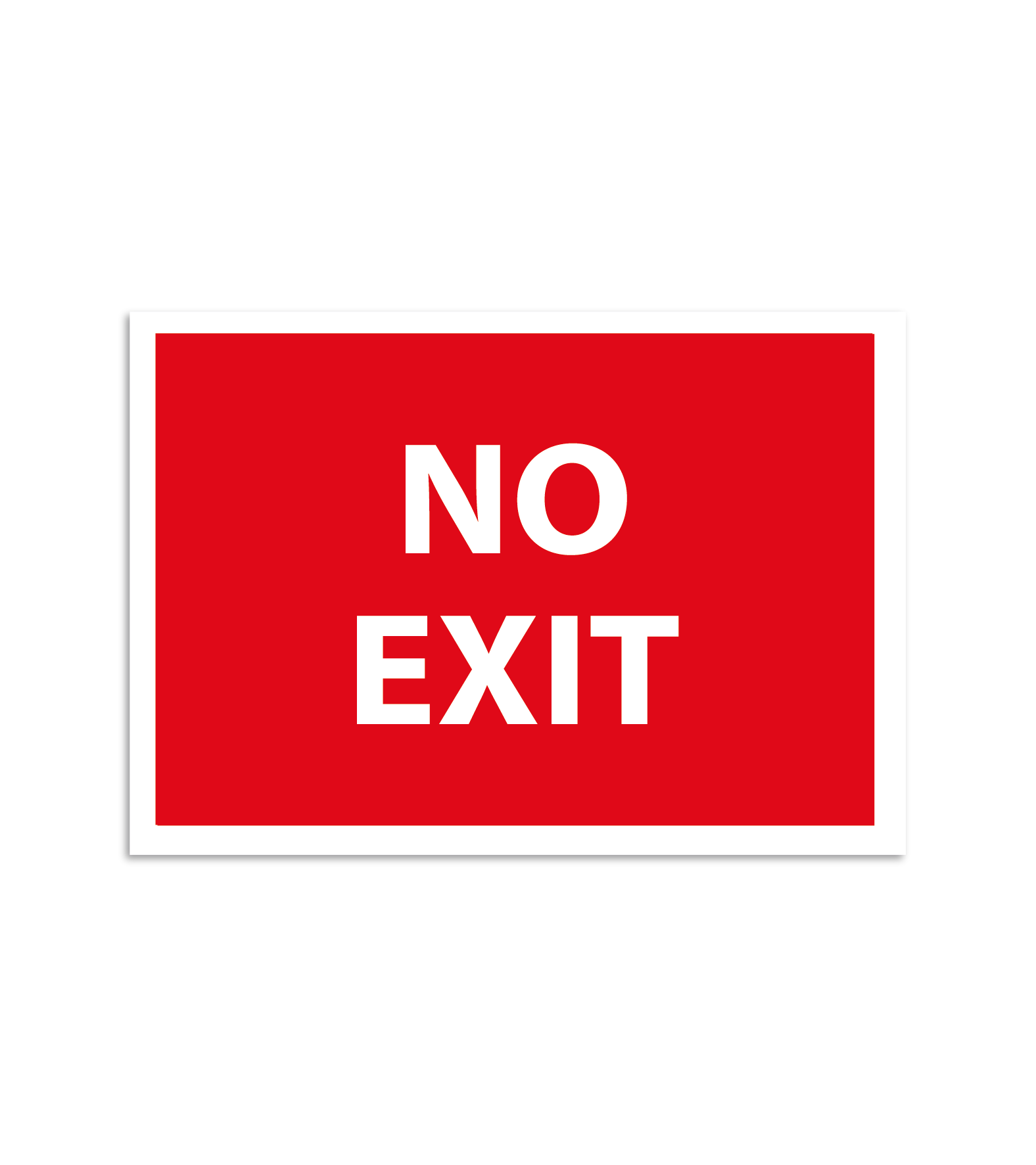 Skylt-no exit Skylt-no exit