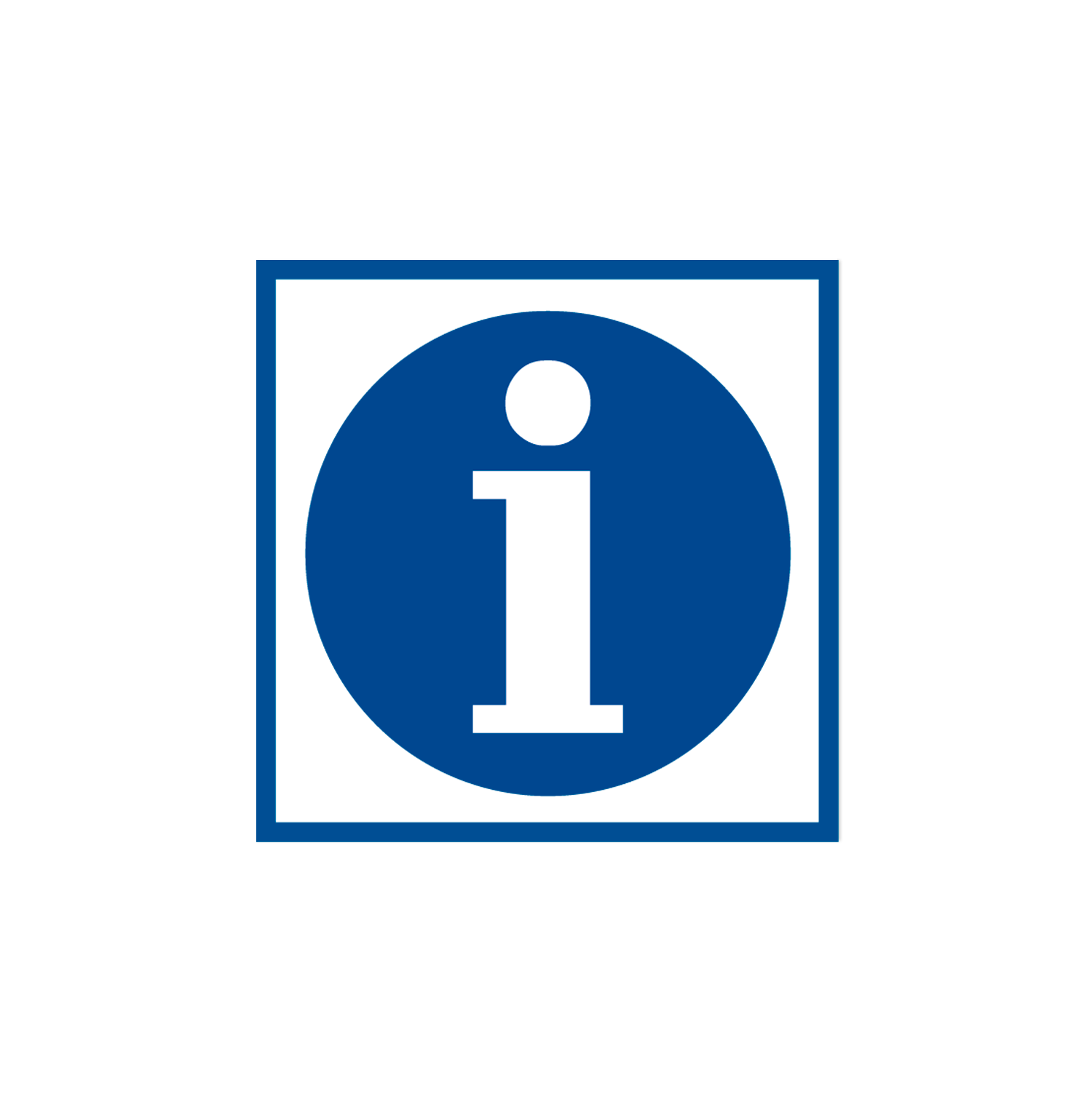 Skylt information Skylt information