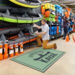 Entrématta med tryck