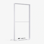 Ljuslåda Textile LED 1x2m ställning